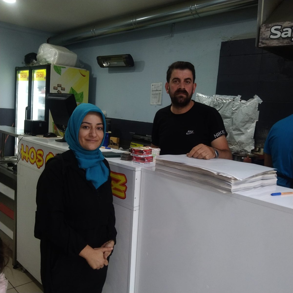 Yesiltepe Mahalle başkanımız Bediha Gevaş Açıl mahallemizde bulunan Ha&amp;Ay Döner sahibi Selami beye hayırlı olsun ziyaretinde bulundu. 
Selami beye hayırlı olsun ve bol kazançlar diliyoruz. 
@fikriyesaricam 
<a href="/akkadingm/">AK Parti Kadın Kolları</a> 
#akkadintepebasi