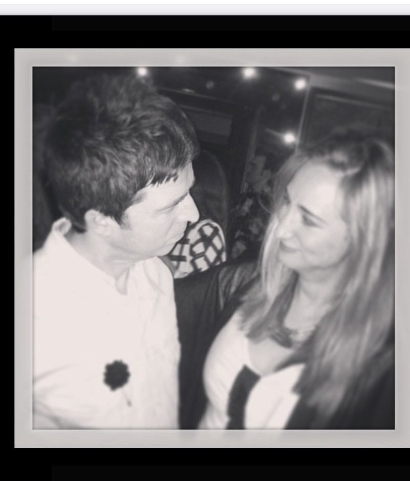 Chances of actually getting Oasis tickets right now..
... next to zero as cut off when I got in the car and now at over 300,000!!! Here's me at The Brits,many years ago, talking to Noel about god knows what! I'll hold on to that &amp; have to have a kitchen disco instead #oasis2025