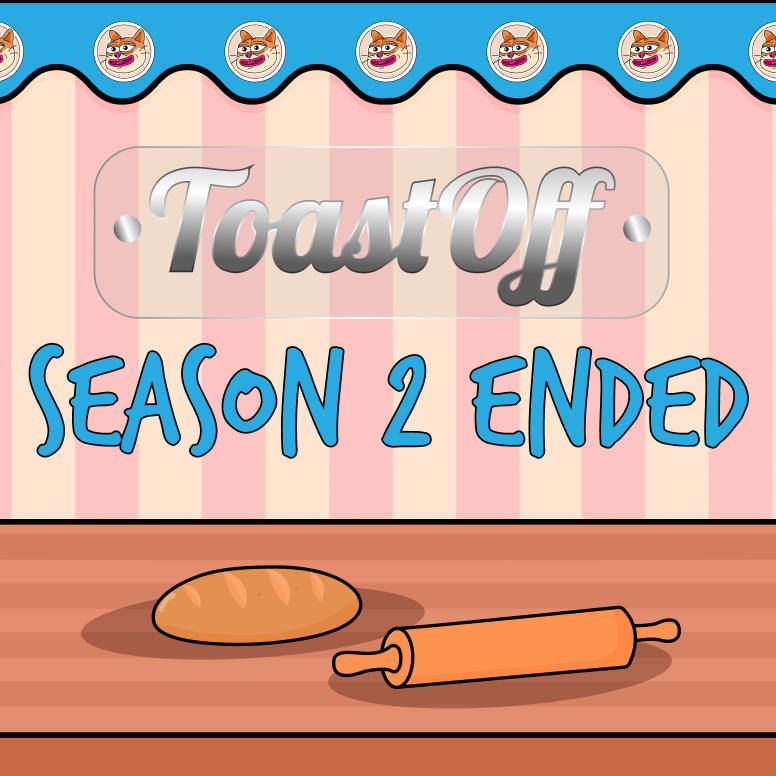 LoafToken's tweet photo. 🍞 #loafies, #ToastOff Season 2 has ended ⌛

To get 2x boost to your total toast points, don't forget to 👇
✅ Verify your account with your Crypto. com App Cronos deposit address
🗓️ By Sept 2nd 9AM UTC

Big shout out to our #crofam collabs 🤝
@SenorDip @LoadedLions_CDC @Misteryoncro @CSpaceOfficial

Thanks to all who participated in Season 2 of ToastOff!🙏