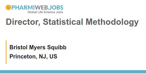 PharmaNewsUS's tweet image. Director,  Statistical Methodology

buff.ly/4e5COK9

#BristolMyersSquibb #StatisticalMethodology #Biostatistics #DataScience #ClinicalTrials #InnovativeDesign #pharmiweb