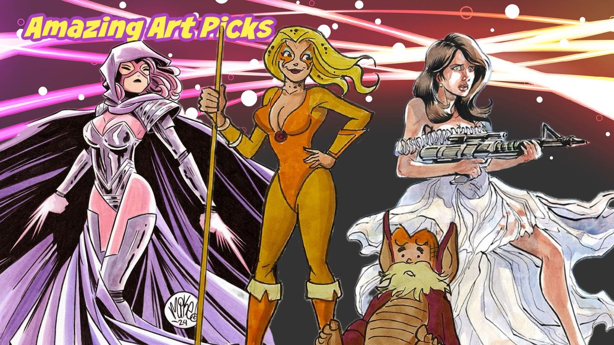 Check out this week's Amazing Art from <a href="/mikemaihack/">Mike Maihack</a> <a href="/artbaltazar/">Art Baltazar</a> <a href="/khoiphamart/">Khoi Pham</a> @thebernardchang <a href="/RodReis/">Rod Reis</a> #JimCheung <a href="/joelgomezart/">Joel Gomez</a> <a href="/parentdaniel/">DAN PARENT !</a> and more!
entertainmentfish.com/2024/08/31/ama…