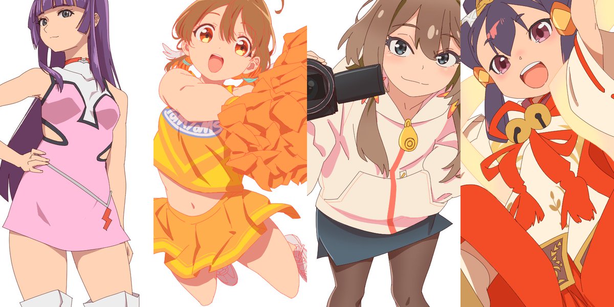 #今月描いた絵を晒そう 夏アニメ。逃げ若、マケイン強い
ん? もう9月!? 