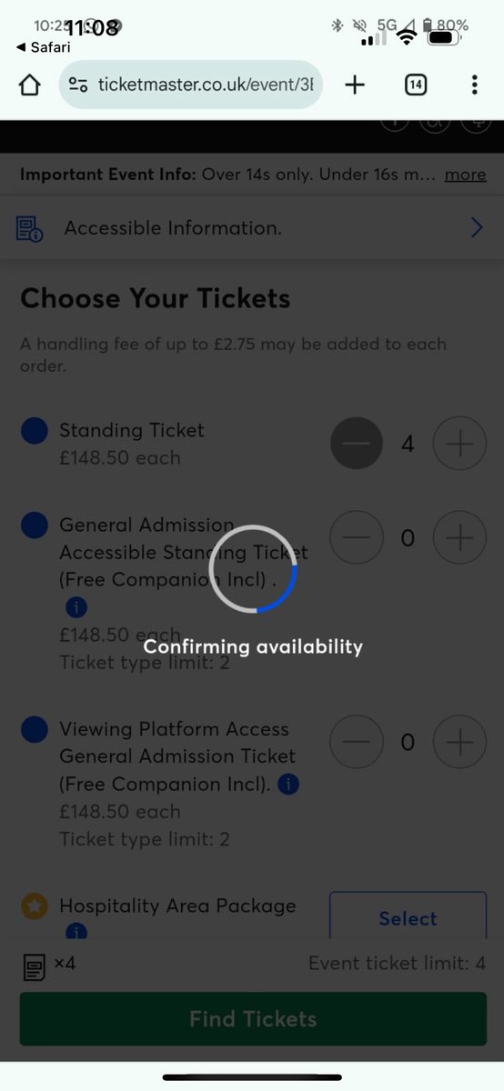 lolla2_uk's tweet photo. @Ticketmaster how is it fair that we get to this point and then your website just times out? https://t.co/NiwuDumvBT