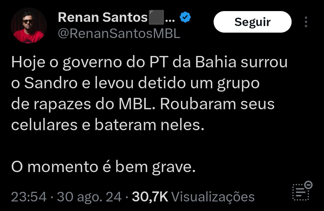 Parabéns ao Governo da Bahia!