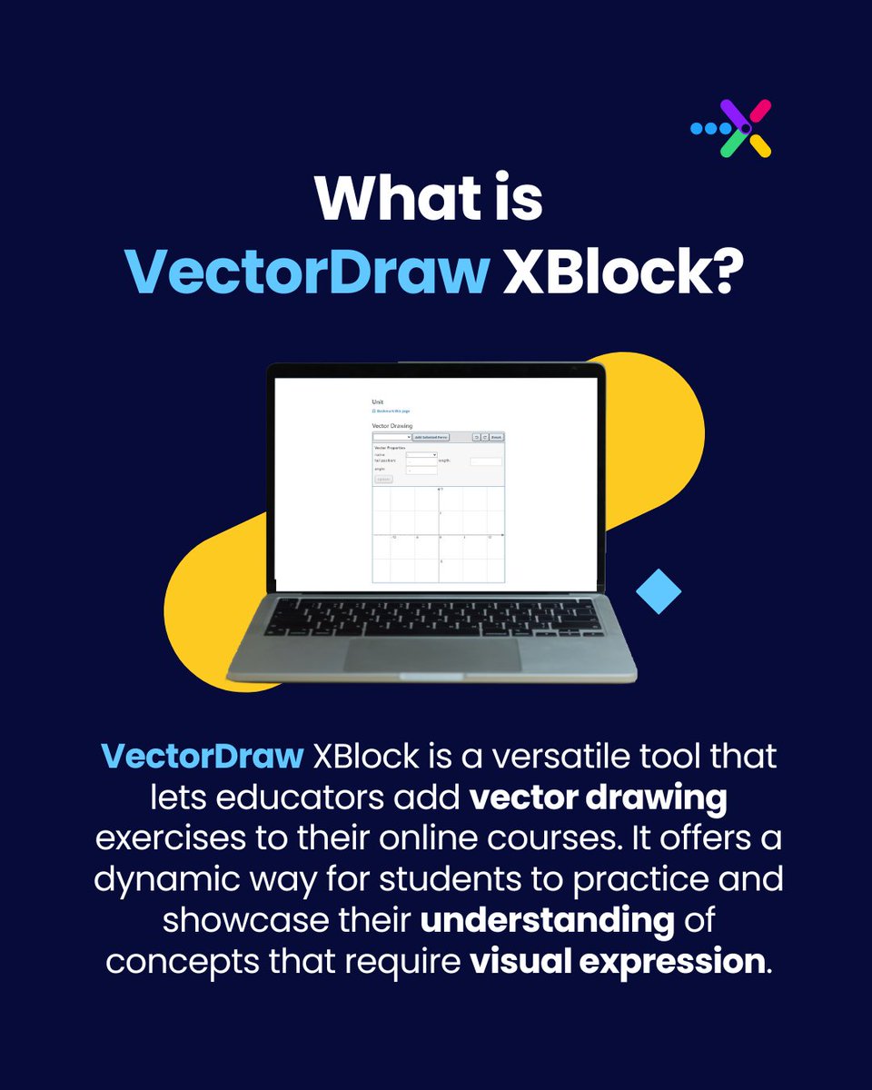 edunextco's tweet photo. Create Interactive Vector Drawing Exercises with VectorDraw XBlock! ✏️🎨
Ready to bring creativity into your course?
#EdTech #VectorDraw #XBlock #Learning #InteractiveLearning #Design #OnlineCourse 💻 https://t.co/l0W8kP9zv9