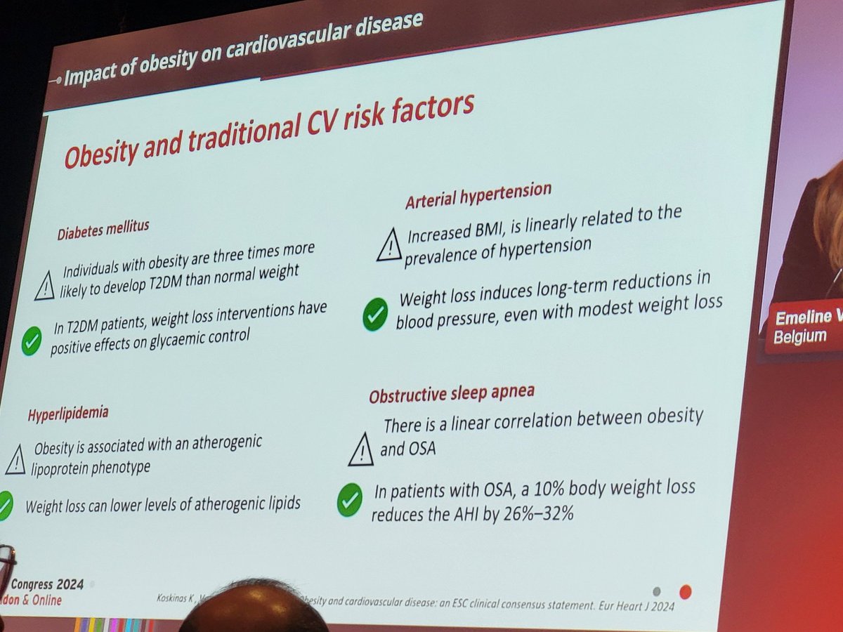 How can weight loss benefit health? #ESCCongress