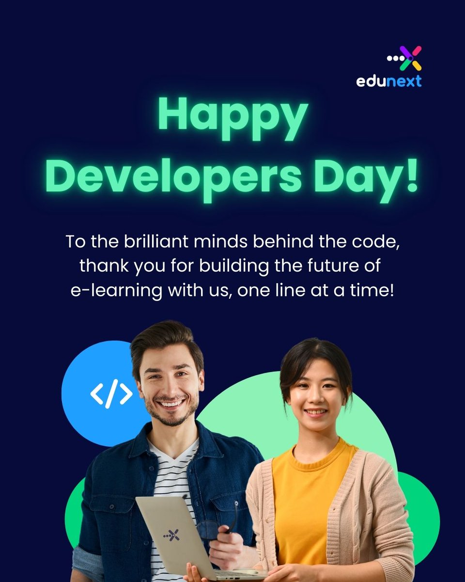 🎉 Happy Developer's Day! 🎉 Shoutout to the brilliant minds turning ideas into reality, one line of code at a time. 🚀 Let's keep building the future of education together!

#DevelopersDay #CodeHeroes #Innovation #TechCommunity