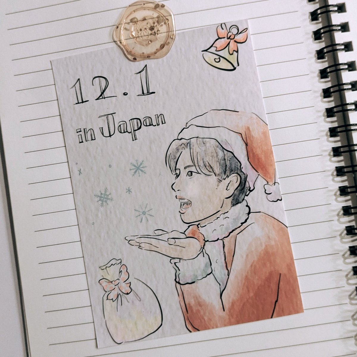 8Quuuh8's tweet photo. 「最高のクリスマスプレゼント！」

なんとイ・イギョンさん再び来日！
それまでにノートすべて埋めたいなぁ

무려 이이경씨 다시 내일!
 그때까지 모든 노트를 채우고 싶다.

#이이경 
#イイギョン 
#놀면뭐하니?
#何して遊ぶ？
#ファンミーティング
#funart
#水彩画 
#韓国ドラマ https://t.co/27w4toBjzu