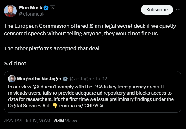 mike_terminates's tweet photo. Looks like #ElonMusk was lying after all in order to make you believe X did not accepted this illegal deal.

👀 Check video in thread for proof. https://t.co/fhzW9IuDNd