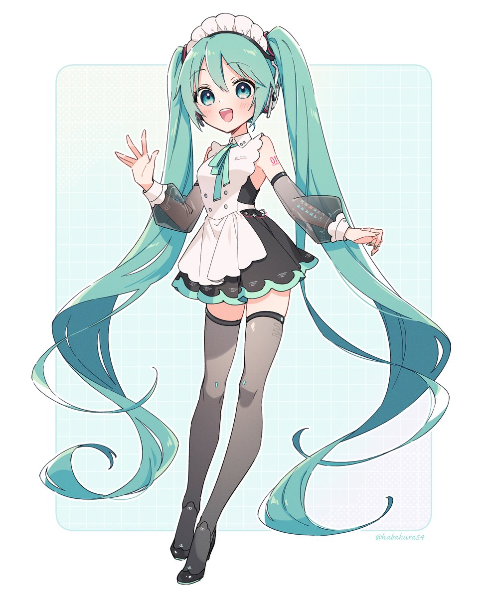 初音ミク 「ミニ〜ロングまで 」|ごし🍫のイラスト