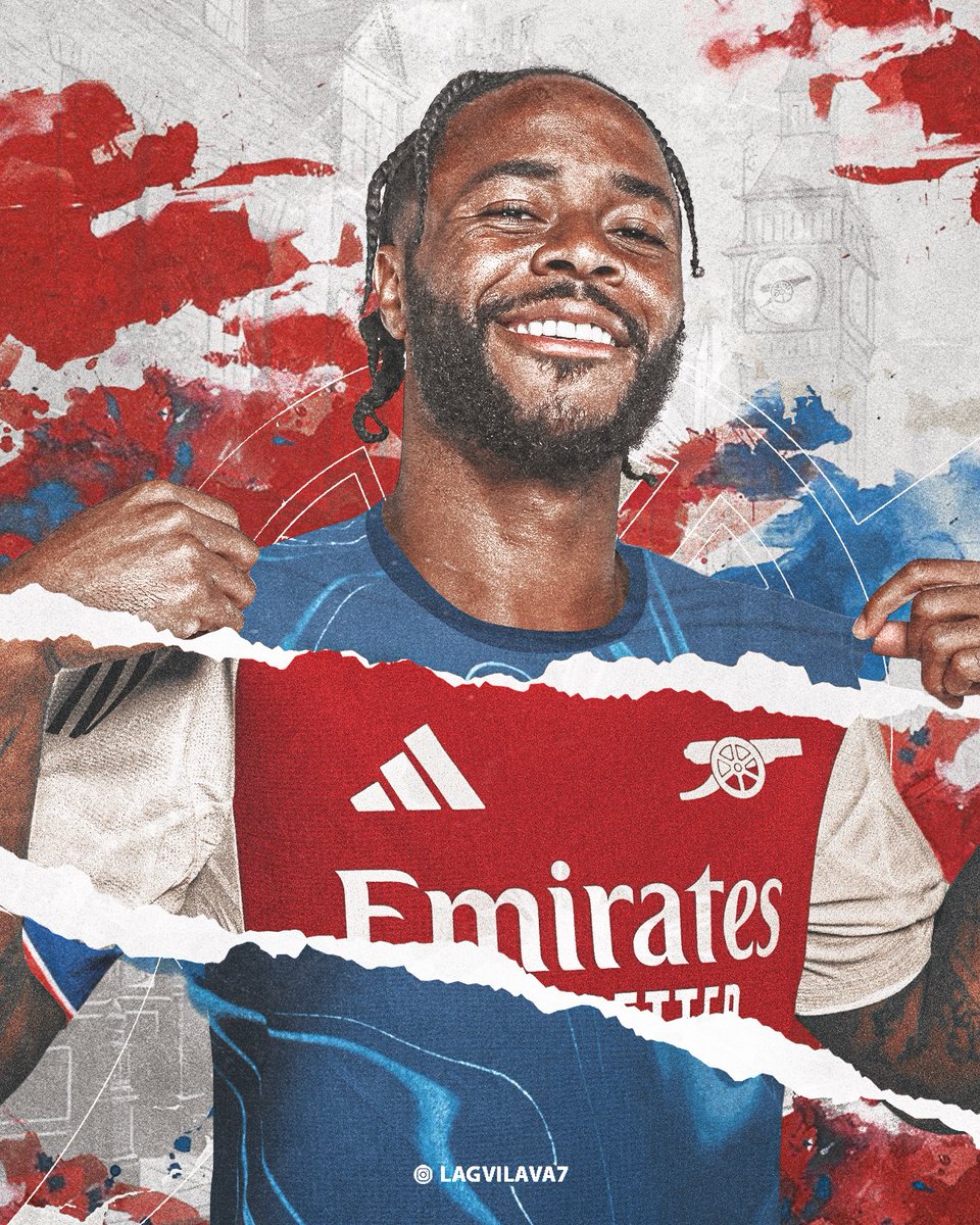 🔴 Welcome to the best side of London <a href="/sterling7/">Raheem Sterling</a>  #Arsenal