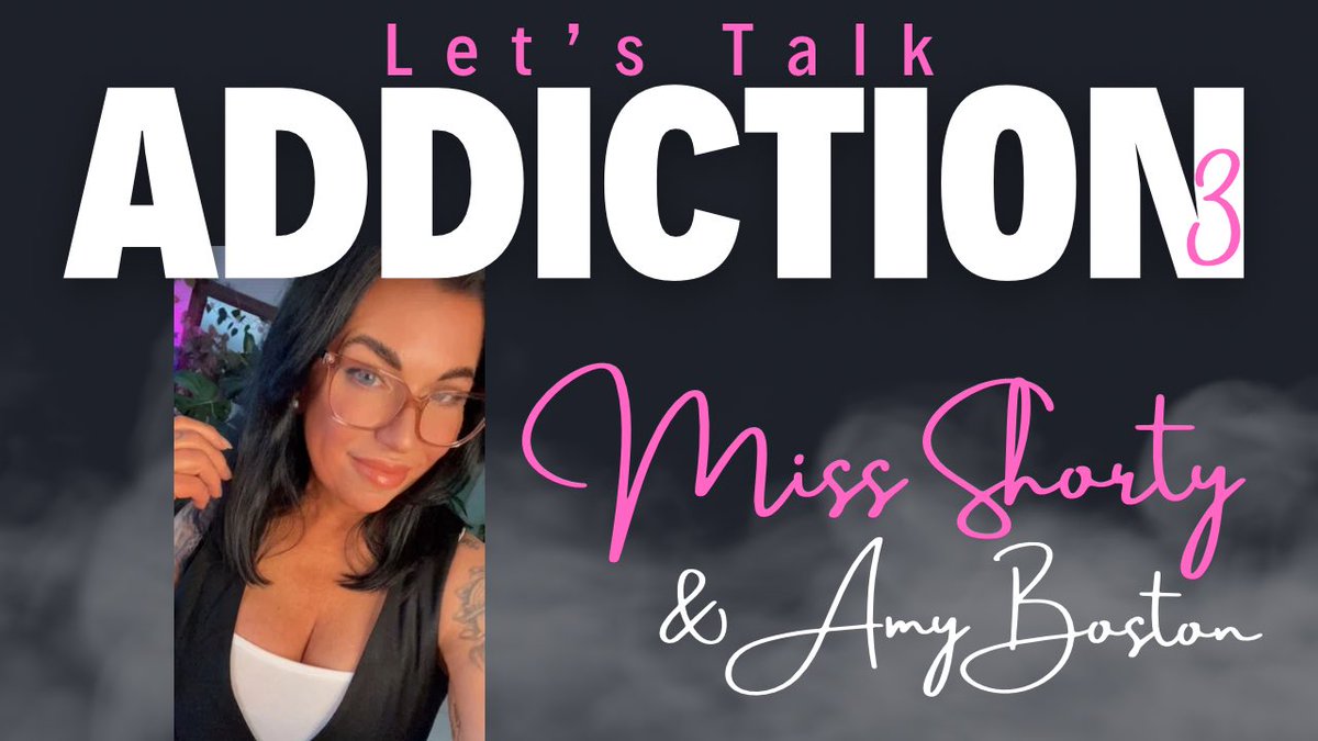 ItsMissShorty's tweet photo. 🖤SHORTIES! 5.30ET tonight! Amy☘️Boston joins me live for Ep. 3 of Let’s Talk: ADDICTION
#addiction #addictionrecovery #debunk #demystify #destigmatize #recovery #difficultconversations #letstalk #MissShorty #ItsMissShorty
Let’s Talk: ADDICTION 3️⃣ https://t.co/eUNMFX4fh6 via @YouTube