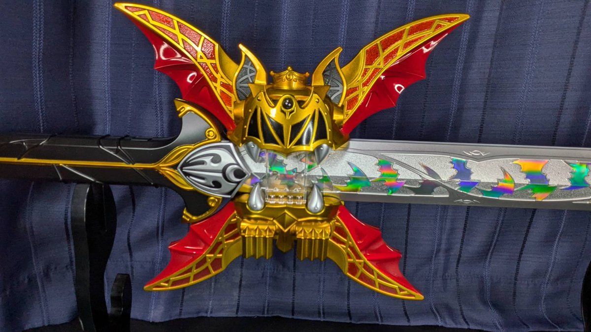 仮面ライダーキバ CSGザンバットソード 劇中プロップ風重塗装をしま