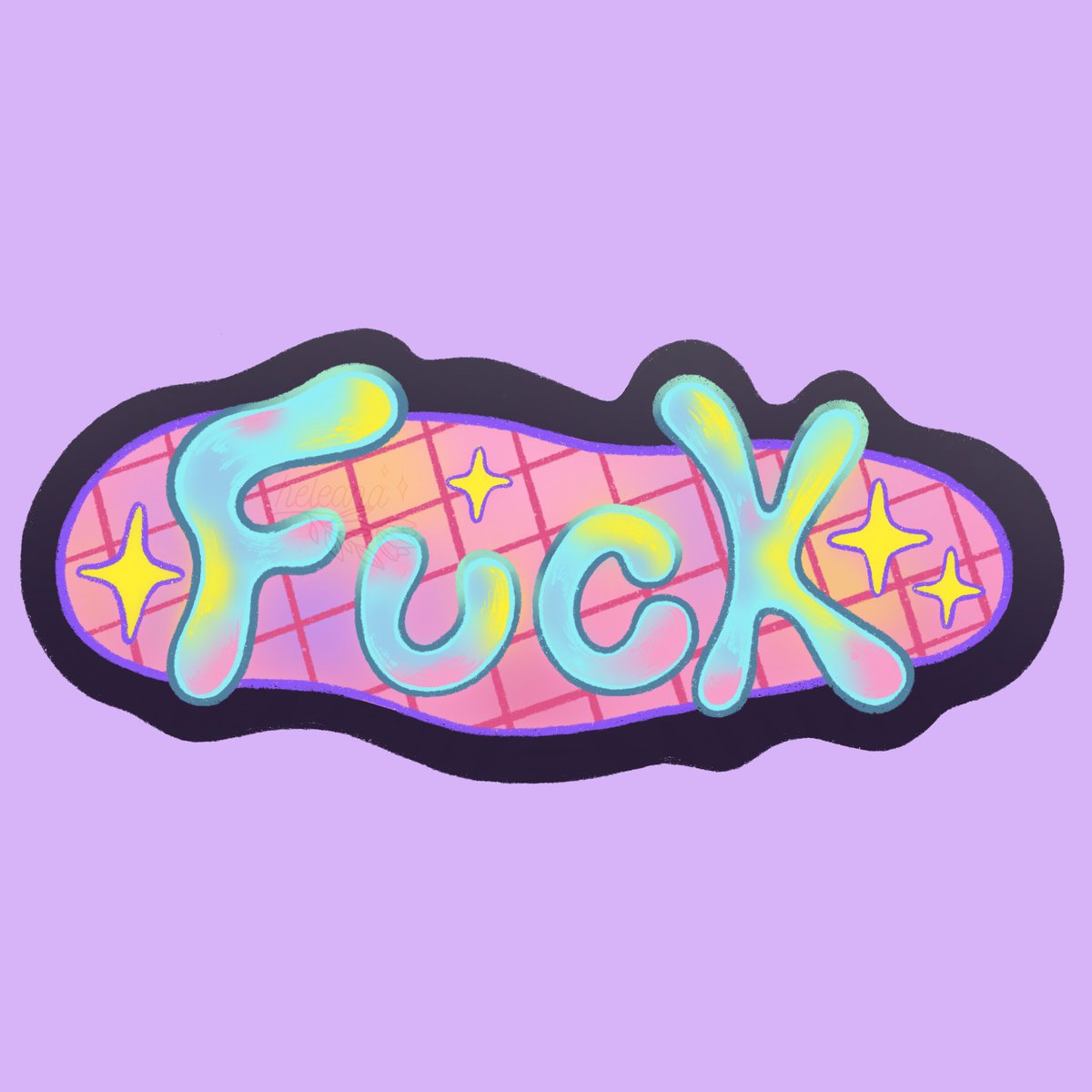 ✨ Fuck ✨
(5/5) Sticker design for a new sticker sheet maybe 👀 #digitalart