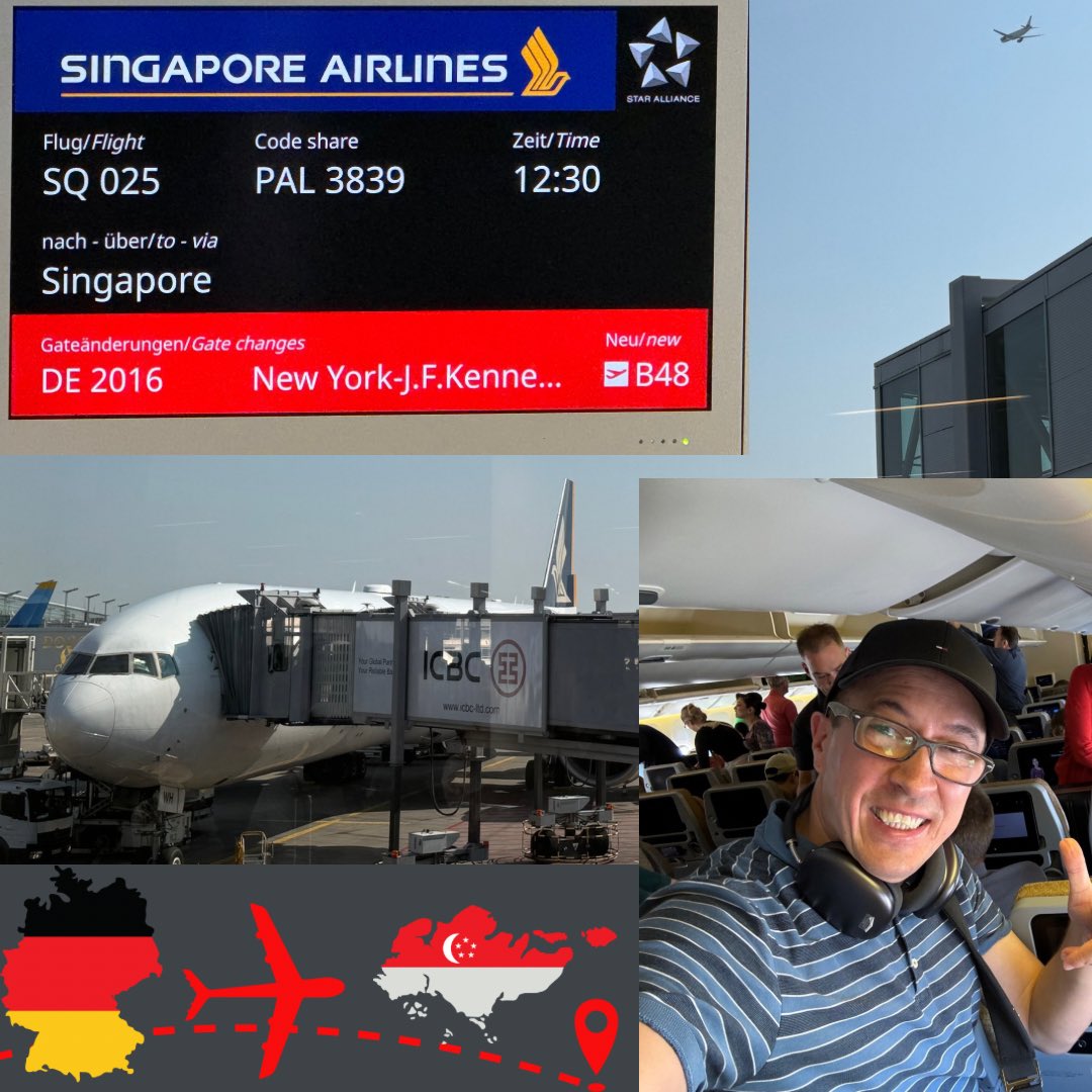 And now, let’s enjoy the flight - 12:30h of pure fun with SINGAPORE AIRLINES

#FRA #SQ25 #SIN #singapore #jetsetter #jetsetterLifeIsNice
#education #educationtrip <a href="/SingaporeAir/">Singapore Airlines</a>  <a href="/ChangiAirport/">Changi Airport</a>