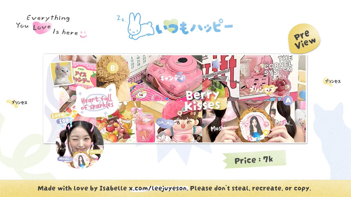 meovkv's tweet image. Repost will be appreciated. ⋆౨ৎ˚˖ 

Halo, saya bawa layout ready stock Wonyoung spesial ulang tahun! 7k/each ya bisa all payment termasuk QRIS. Thank you! 

#zonaba #zonauang