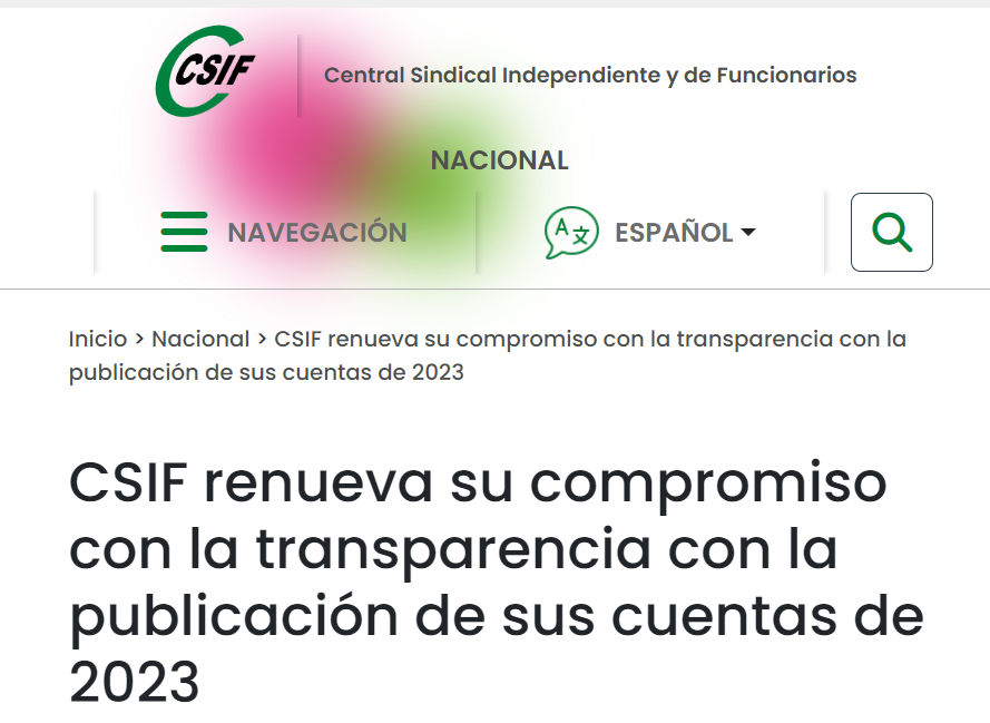 CsifUsc's tweet photo. ➡️CSIF cumple su compromiso con la transparencia
Publicadas sus cuentas de 2023 con Auditoría limpia: expresan en todos los aspectos significativos la imagen fiel
💪Muestran buena salud 

‼️Nos sustentan fundamentalmente las cuotas de nuestros afiliados‼️
Ven a CSIF
@CSIFnacional https://t.co/CthoB9n3VT