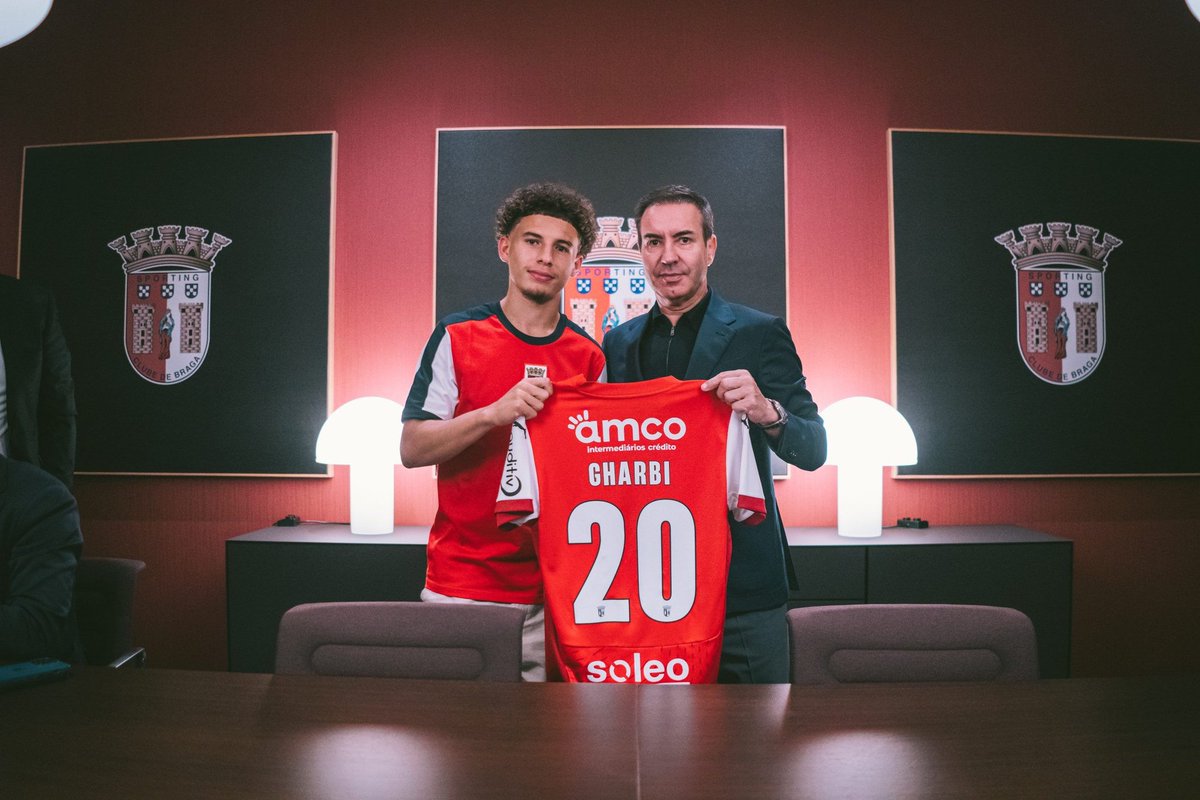 🚨Officiel : Ismaël Gharbi s'est engagé avec le SC Braga 🔴⚪️🇹🇳🇫🇷🇪🇸✍️