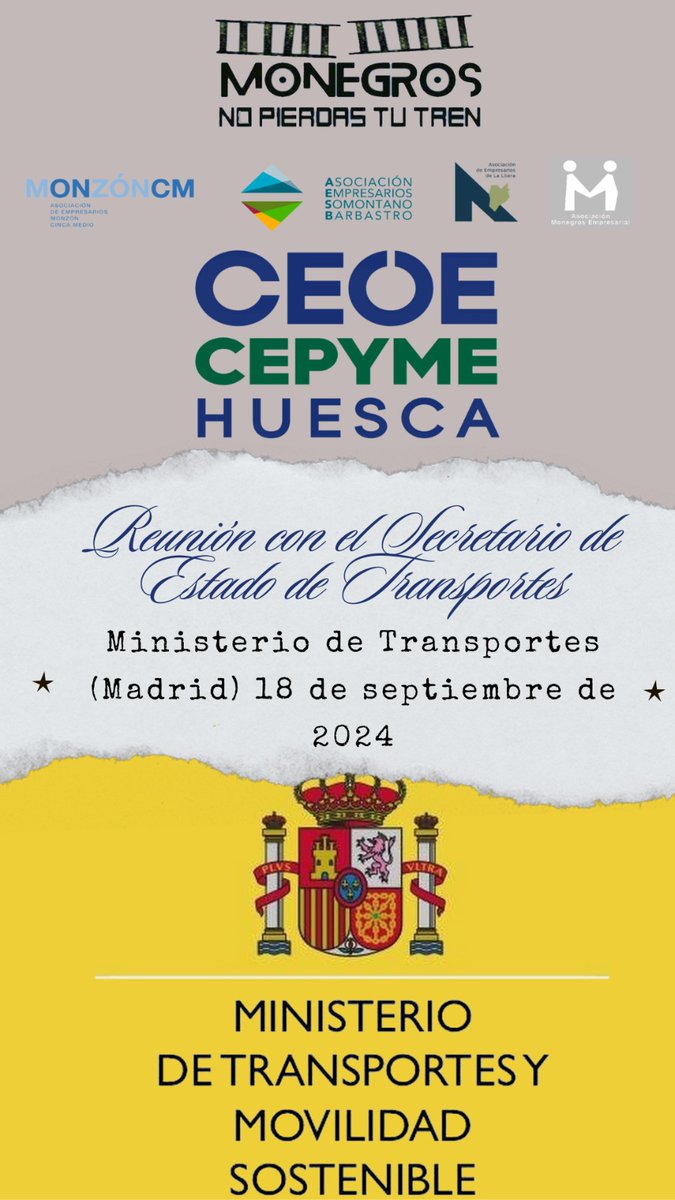 Tren a Lérida y Barcelona ya. <a href="/AytoGranius/">Grañen Huesca</a> <a href="/aytoMonzon/">Ayuntamiento de Monzón</a> <a href="/DelGobEnAragon/">Delegación del Gobierno en Aragón</a> <a href="/DPHuesca/">Diputación de Huesca</a> <a href="/transportesgob/">Ministerio Transportes y Movilidad Sostenible</a>
<a href="/aragonpsoe/">PSOE Aragón</a> <a href="/pparagon/">PP de Aragón</a> <a href="/SumarAragon/">SumarAragón</a> <a href="/Jorge_Azcon/">Jorge Azcón</a> <a href="/heraldoes/">Heraldo de Aragón</a> <a href="/sextaNoticias/">laSexta Noticias</a> <a href="/noticias_cuatro/">Noticias Cuatro</a> <a href="/segre/">segre</a> <a href="/Adif_es/">Adif</a> <a href="/Renfe/">Renfe</a> <a href="/Adif_es/">Adif</a>
