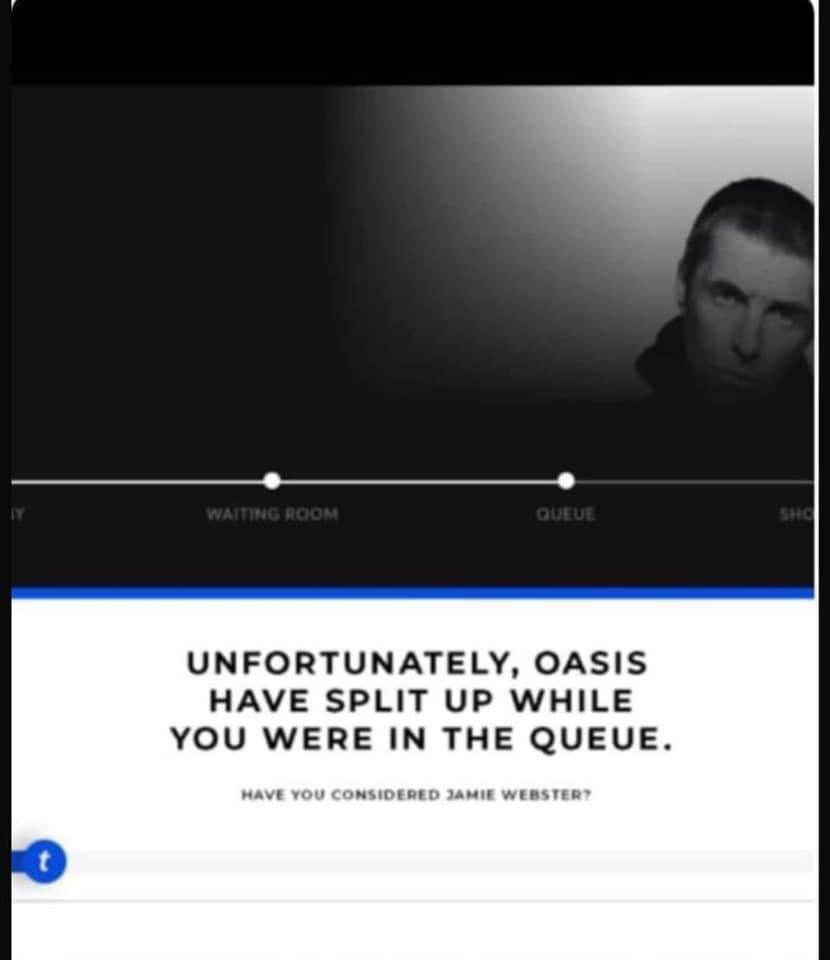 CG82's tweet image. Don’t even like Oasis but tried to get tix for the kids. After a 3hr wait, only tix available are £300+ each….. what am I missing?! How can they justify charging that?! £1200 for 1 night out for a family of 4.  Refused to pay out of principle. Completely inaccessible 😤 @oasis