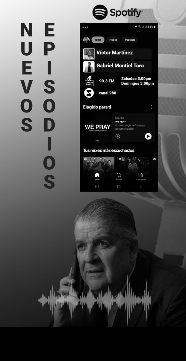 Te invitamos a escuchar  <a href="/CiberespacioVE/">🟣 Ciberespacio en Tw</a> en la plataforma  <a href="/Spotify_LATAM/">Spotify LATAM</a> en formato podcast, hoy con:
Víctor Martínez Gte gral de red <a href="/SomosMovilnet_/">Somos Movilnet</a> y Gabriel Montiel Toro de <a href="/gmontieltoro/">Gabriel Montiel Toro</a>

Suscribete a nuestro canal bit.ly/ITNews-Spotify

Audio gracias a <a href="/ITNewsLat/">Somos ITNEWS.LAT</a>