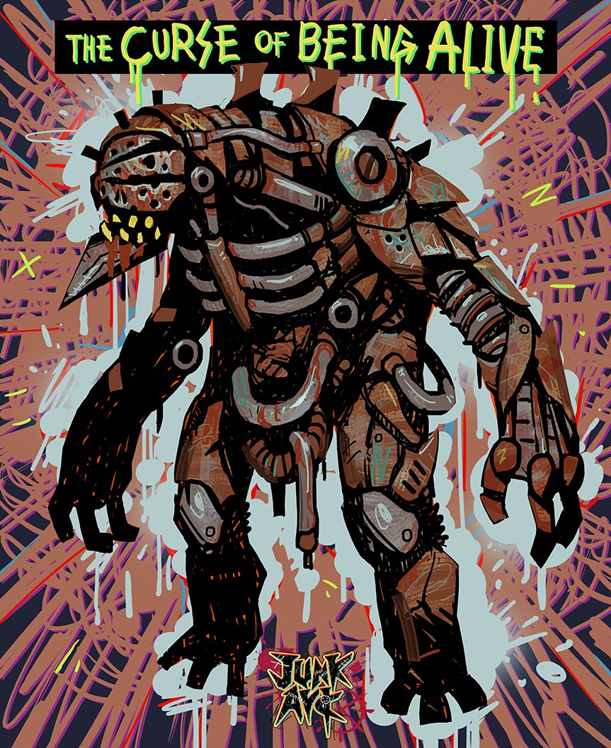 Dr. Fray‘s creation, Homo Metalicus, represents the next evolution of humanity. He thinks therefore He screams 

#golem #miserablecreature #irongolem #beingalive #characterconcepts #characterdesigns #gamecharacter #gamecharacterdesign #junkark #burningbone