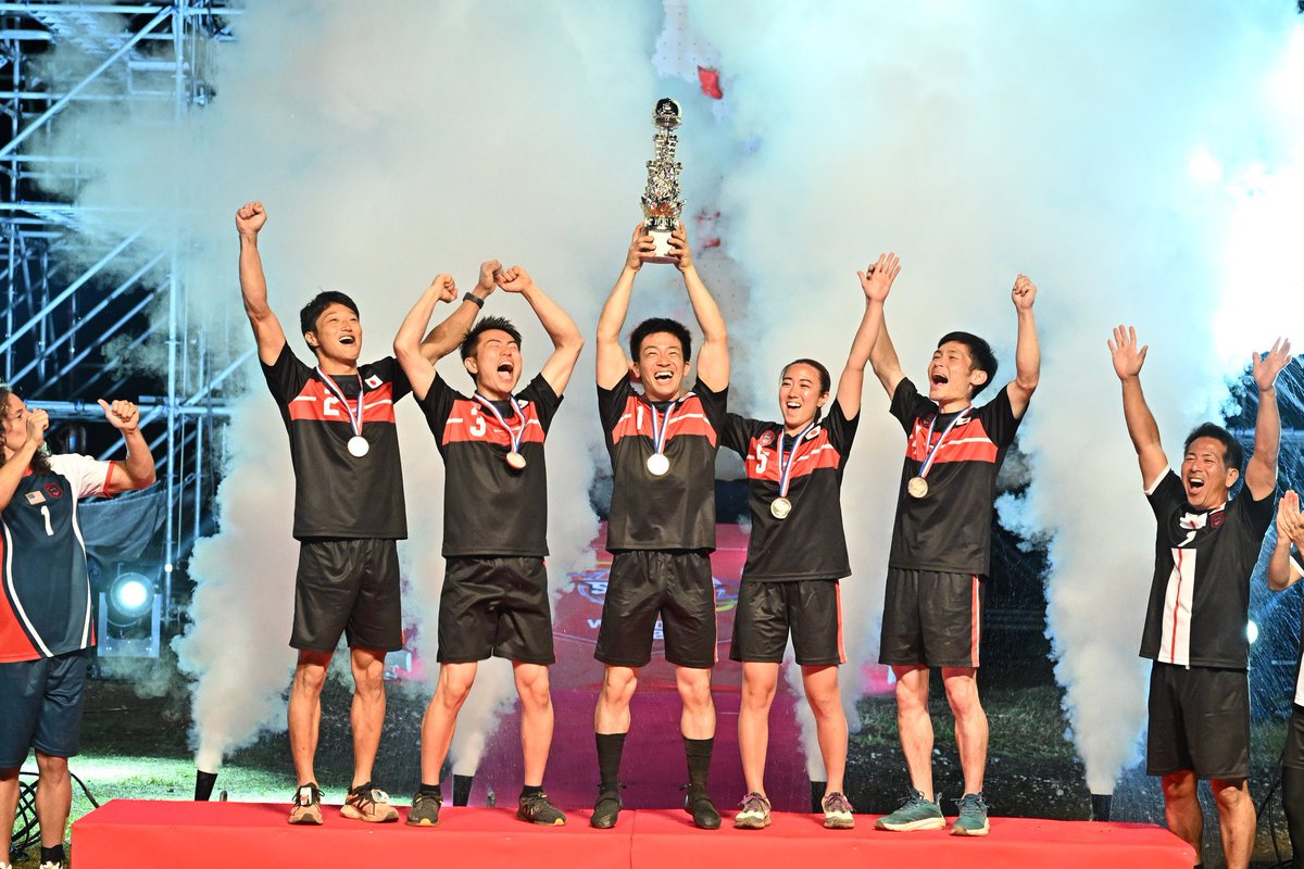 🌍 #SASUKEワールドカップ2024 🌎 チームで初代優勝を果たすことが出来