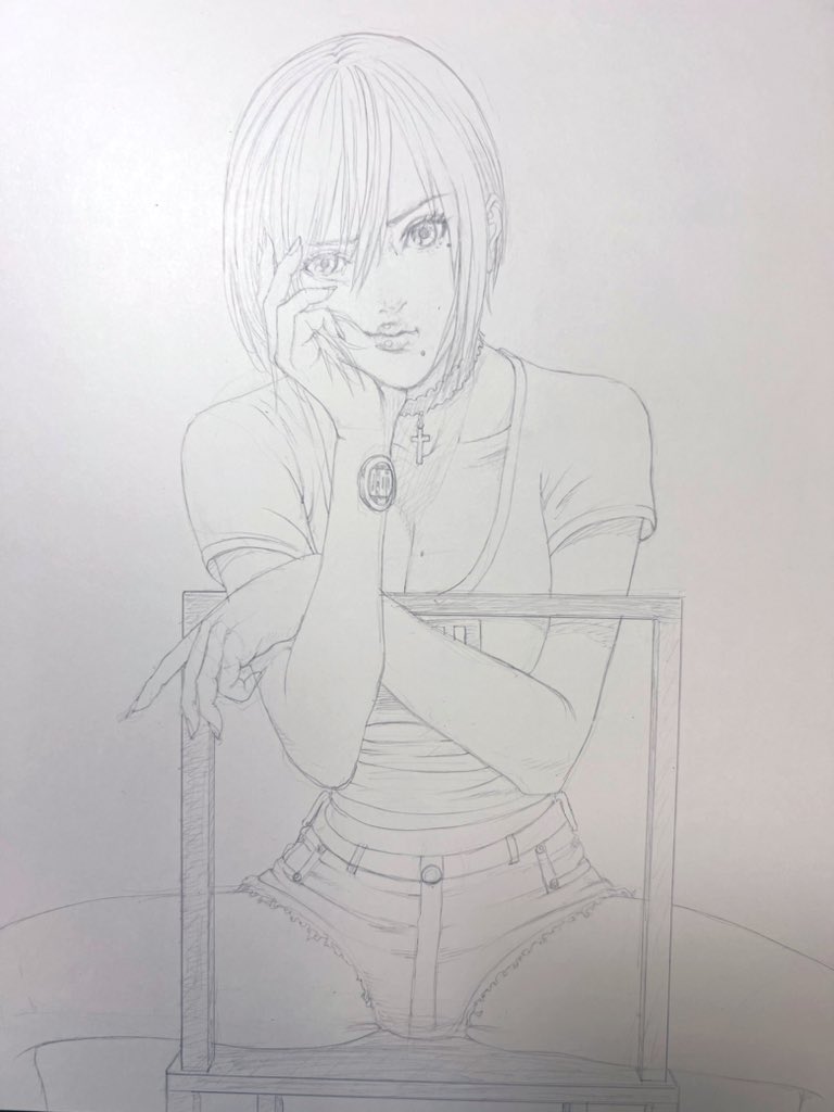オークション用素描4です。 