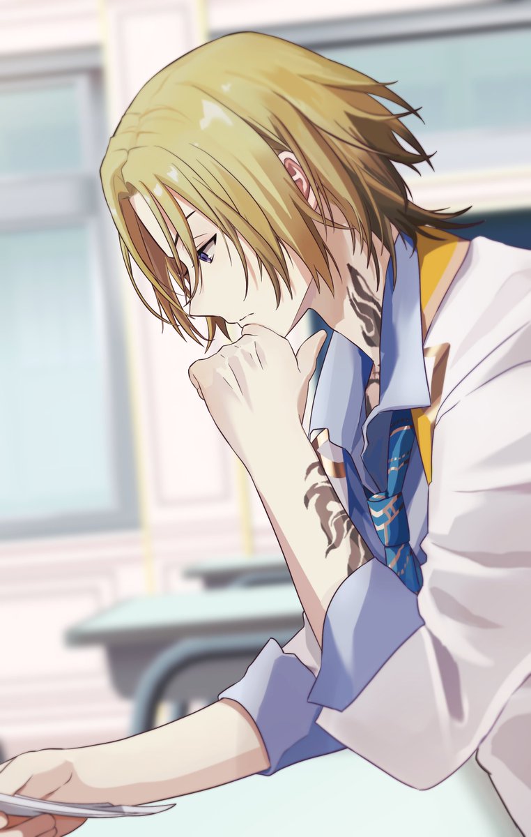 Atae_at's tweet photo. serious look
 #drawluca https://t.co/9surJSGHKG