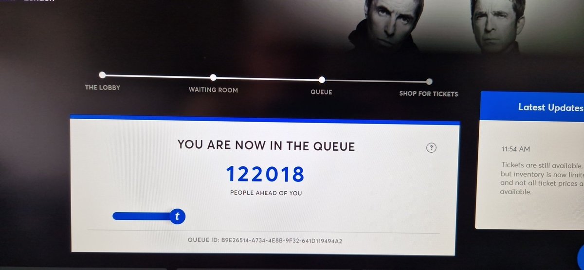 jasong316's tweet photo. #Ticketmaster a very frustrating 3 hours, I started at position 153,672!  Twitter is full of posts with people trying to resell and make a quick profit.  You should disable this option right now! https://t.co/ENGOyPv41P