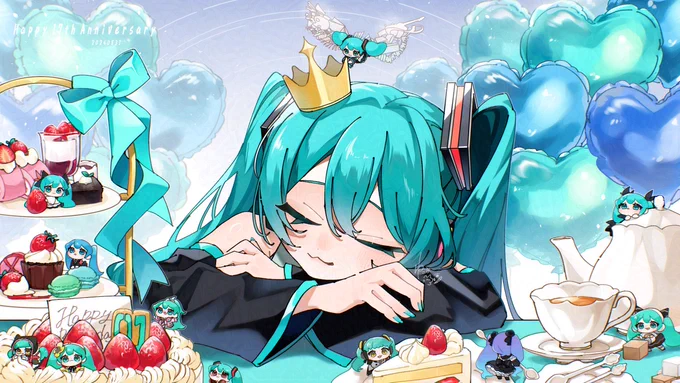 Happy Anniversary#初音ミク誕生祭2024 #miku17th#初音ミク生誕祭2024 #初音ミク 