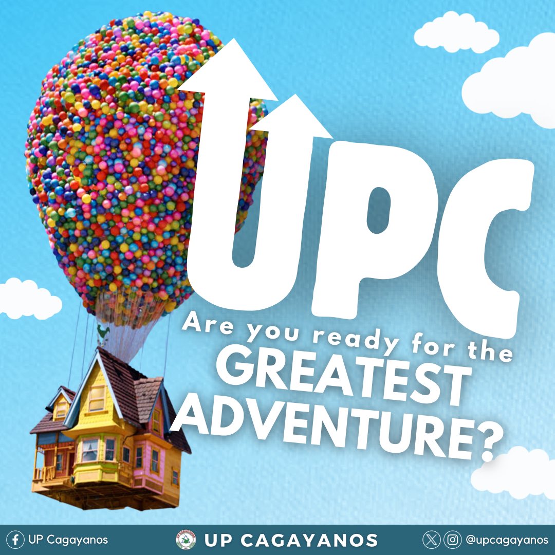 UPCagayanos's tweet photo. Hey there! Are you 𝑼𝑷 for an adventure? 🎈
Buckle up for a journey that promises 𝐞𝐱𝐜𝐢𝐭𝐞𝐦𝐞𝐧𝐭,𝐬𝐮𝐫𝐩𝐫𝐢𝐬𝐞𝐬, 𝐚𝐧𝐝 𝐮𝐧𝐟𝐨𝐫𝐠𝐞𝐭𝐭𝐚𝐛𝐥𝐞 𝐦𝐨𝐦𝐞𝐧𝐭𝐬!📷🎊 Embark on the greatest adventure of your Elbi life, so stay tuned! 😉
#UPCOrientation
#UPCagayanos https://t.co/4x20R5UTS0