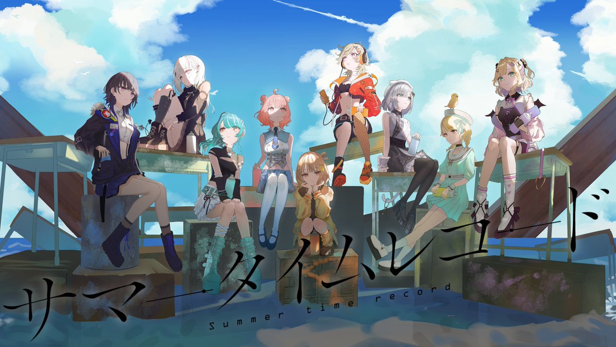 ミニ色紙 カゲプロ サマータイムレコード