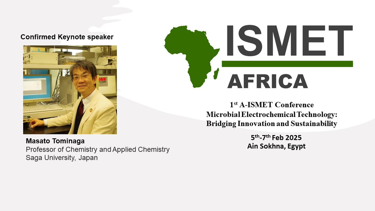 A- ISMET (@aismet2025) on Twitter photo Meet our second speaker, prof, Masato Tominaga , Saga University, Japan.1st A-ISMET conference abstract submission will open on Sept. 1st. <a href="/ISMETsociety/">ISMET</a> <a href="/ElectricUfz/">@UFZ_Electric</a> <a href="/sebastia_puig/">Sebastià Puig</a> <a href="/EileenYu_bes/">Eileen Yu</a> <a href="/BES2024S/">BES2024_symposium</a> <a href="/CatarinaPaquete/">Catarina Paquete</a> <a href="/DrMarcusEdwards/">Marcus Edwards</a> <a href="/GKyazze_MFC/">Godfrey Kyazze</a> . Meet our second speaker, prof, Masato Tominaga , Saga University, Japan.1st A-ISMET conference abstract submission will open on Sept. 1st. <a href="/ISMETsociety/">ISMET</a> <a href="/ElectricUfz/">@UFZ_Electric</a> <a href="/sebastia_puig/">Sebastià Puig</a> <a href="/EileenYu_bes/">Eileen Yu</a> <a href="/BES2024S/">BES2024_symposium</a> <a href="/CatarinaPaquete/">Catarina Paquete</a> <a href="/DrMarcusEdwards/">Marcus Edwards</a> <a href="/GKyazze_MFC/">Godfrey Kyazze</a> .