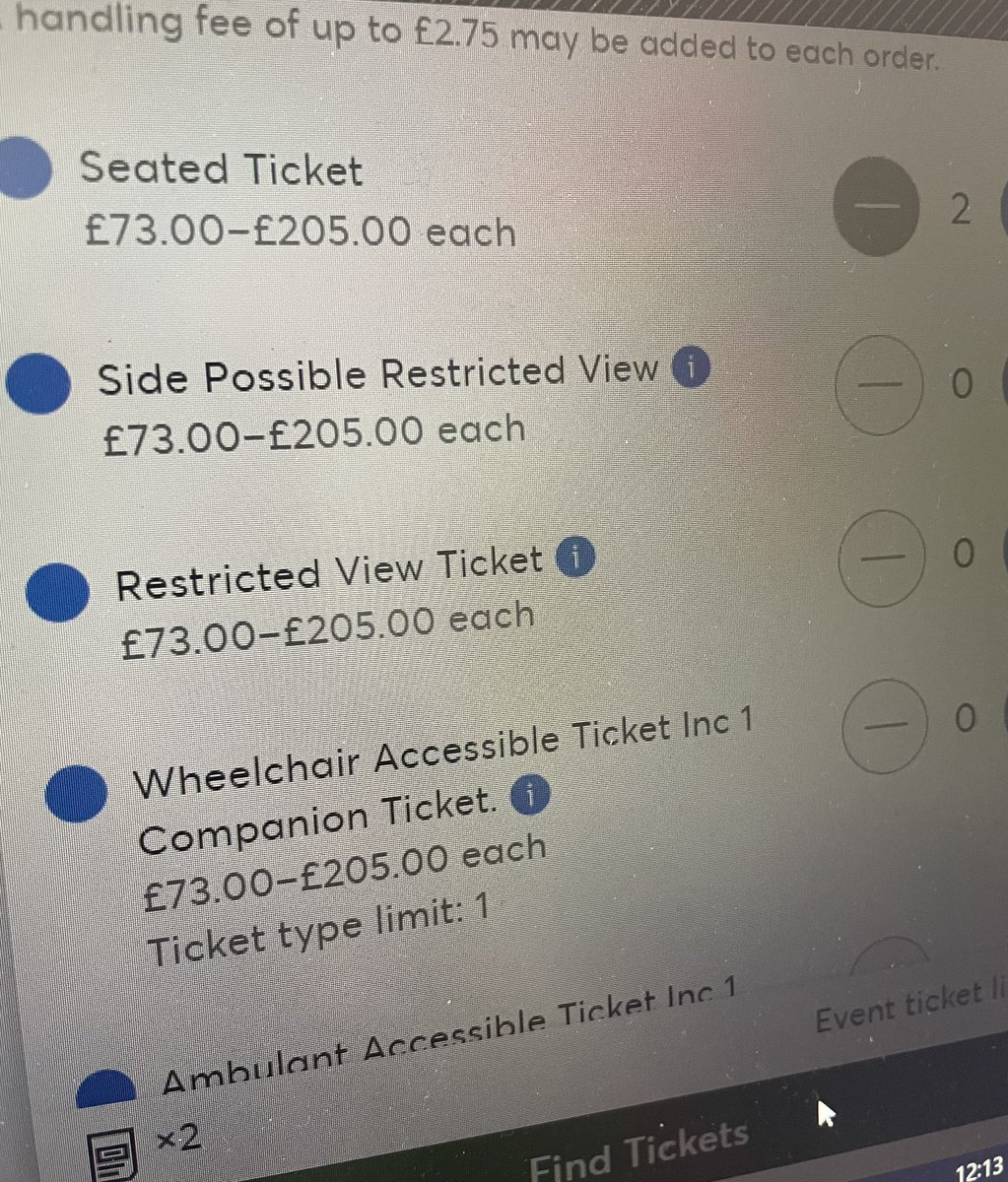 Confused at ticket prices. Why would you seemingly charge the same for a standard view ticket as a restricted view? Surely a reduced experience should result in a cheaper price? I know people are there to hear them but it’s nice to see the band too! #ticketmaster #oasis #oasis25