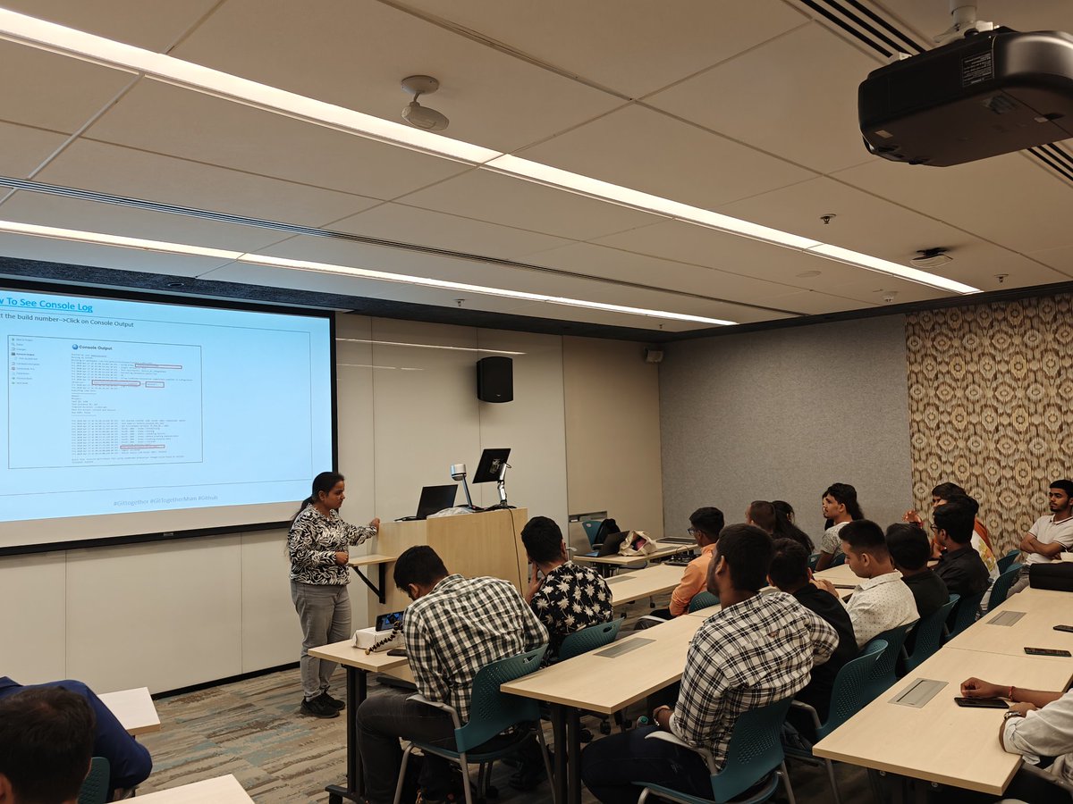 hackmum's tweet image. @Sangeet05242788 giving a masterclass into using #LoadRunner with @jenkinsci &amp;amp; #git to make your app performant &amp;amp; reliable 

#Gittogethermum #gittogether