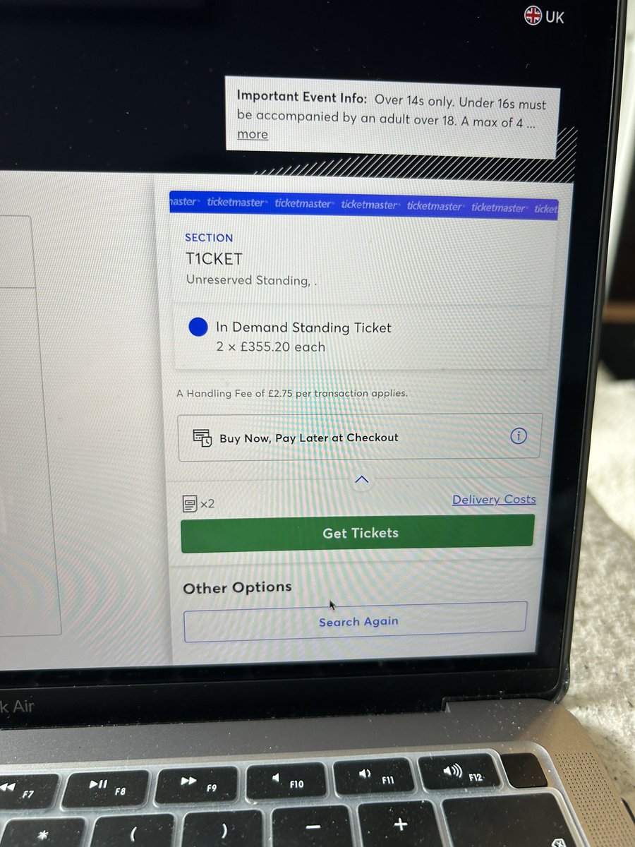 CerysMorgan6's tweet image. Tickets might still be available but you’ve doubled the price… @oasis  didn’t want them to be resold due to the stupid price yet you’ve gone and put it up @liamgallagher @NoelGallagher