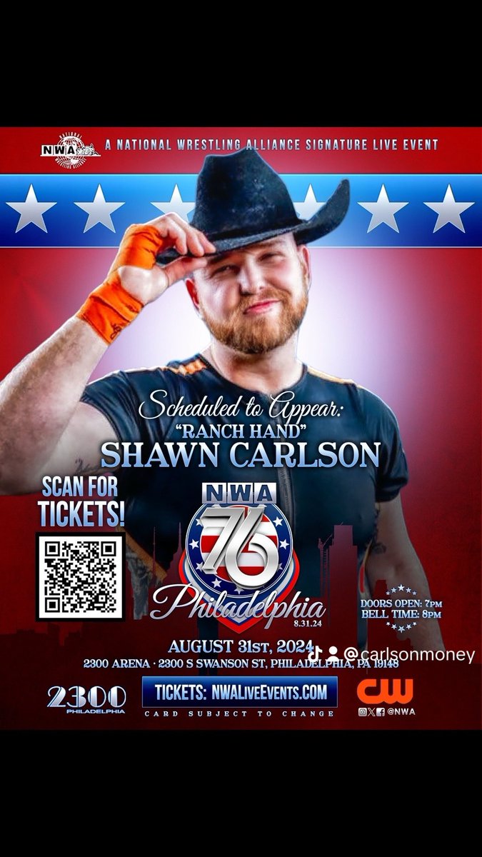 ranchandcarlson's tweet photo. Todays the day at the @nwa 

The @2300Arena might not be ready https://t.co/r4CKdA6MtS