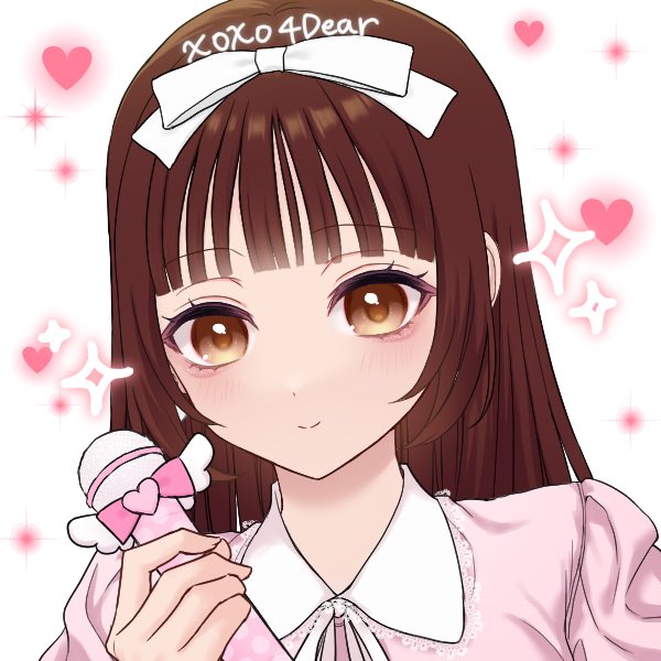 shiningaidol's tweet photo. maybe the bow is a bit out of place but anyway hopping on this trend! :D https://t.co/L7aQ9SUkfP