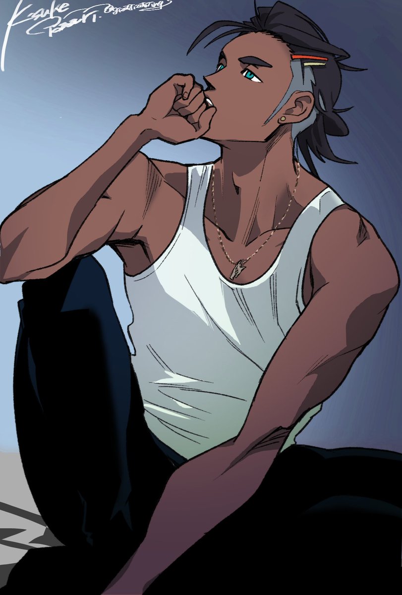 gizagizawing's tweet image. Sure, we have our worries sometimes, 
but they just give us strength to grow✨
不屈の精神を持つキバナさまに憧れる…！