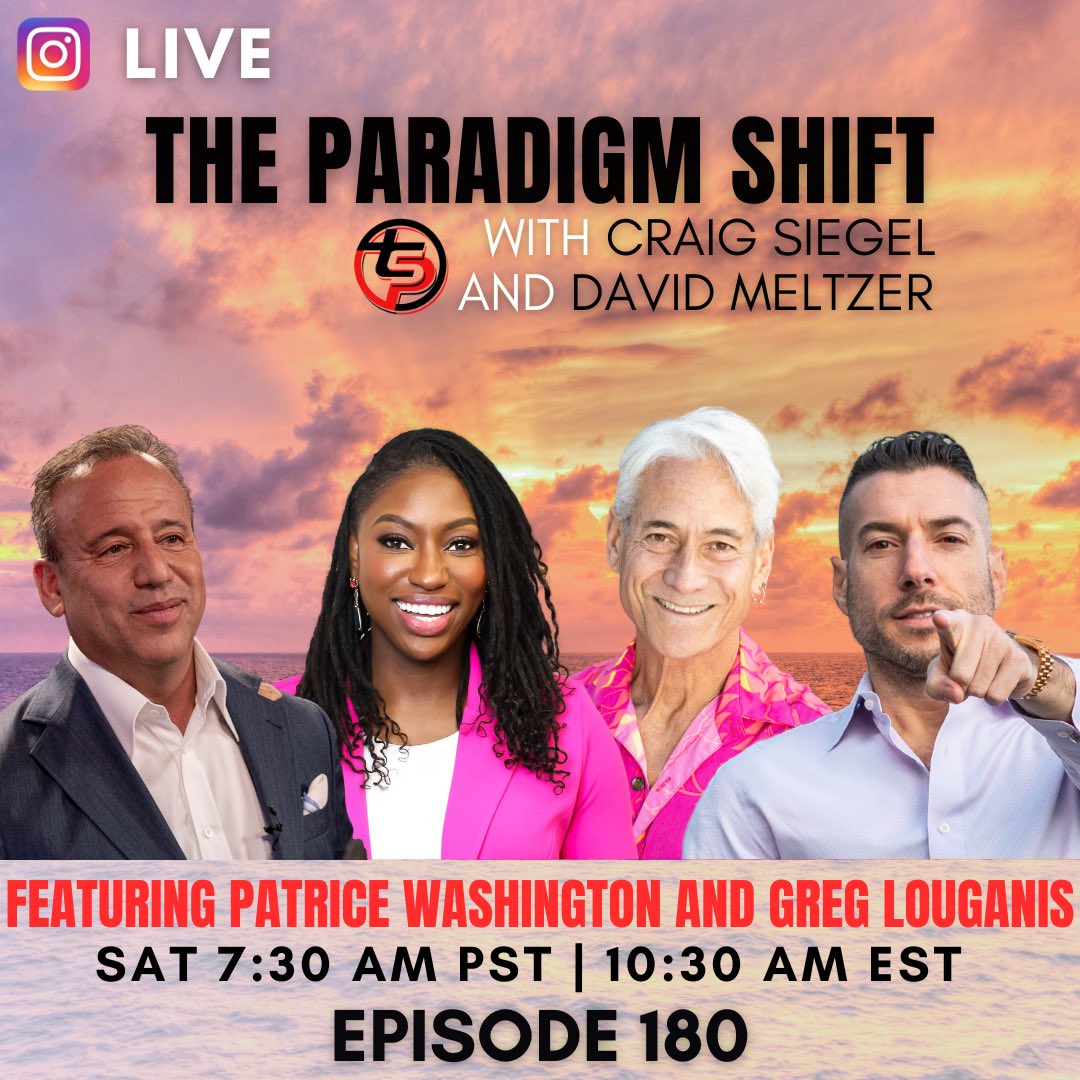 CraigSiegel_CLS's tweet image. 🎉 The 2024 Momentum Continues with Episode 180! Dive into an electrifying conversation with the Handsome @davidmeltzer and the insightful @SeekWisdomPCW and @greglouganis. Expect game-changing surprises and profound insights. Time to get buck wild! You don’t want to miss this!…