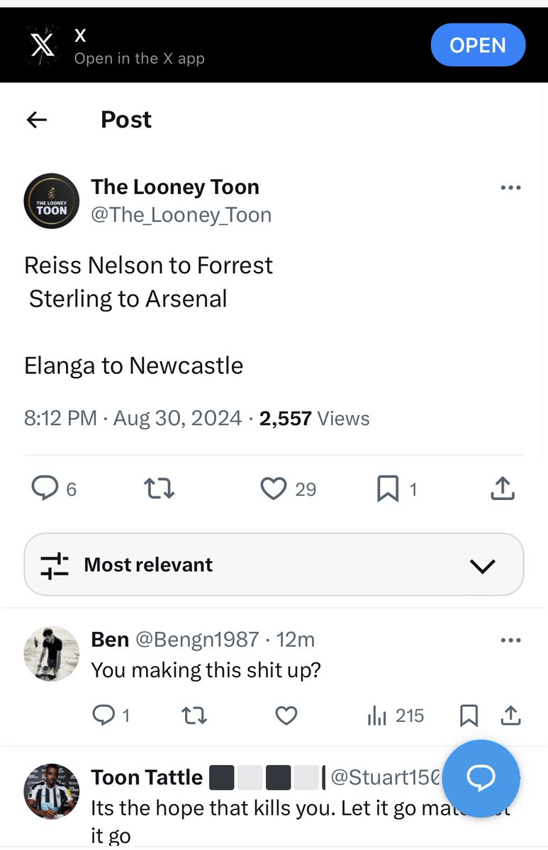 BusterBronco66's tweet image. Another cracking summer window for ITK armchair superstar supporter #NUFC @The_Looney_Toon