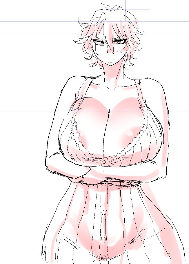 おっぱい三白眼ふきげんおねえさん 