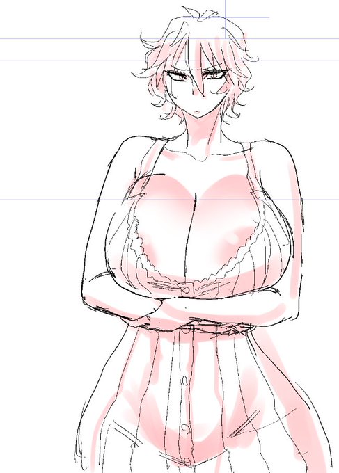 おっぱい三白眼ふきげんおねえさん 