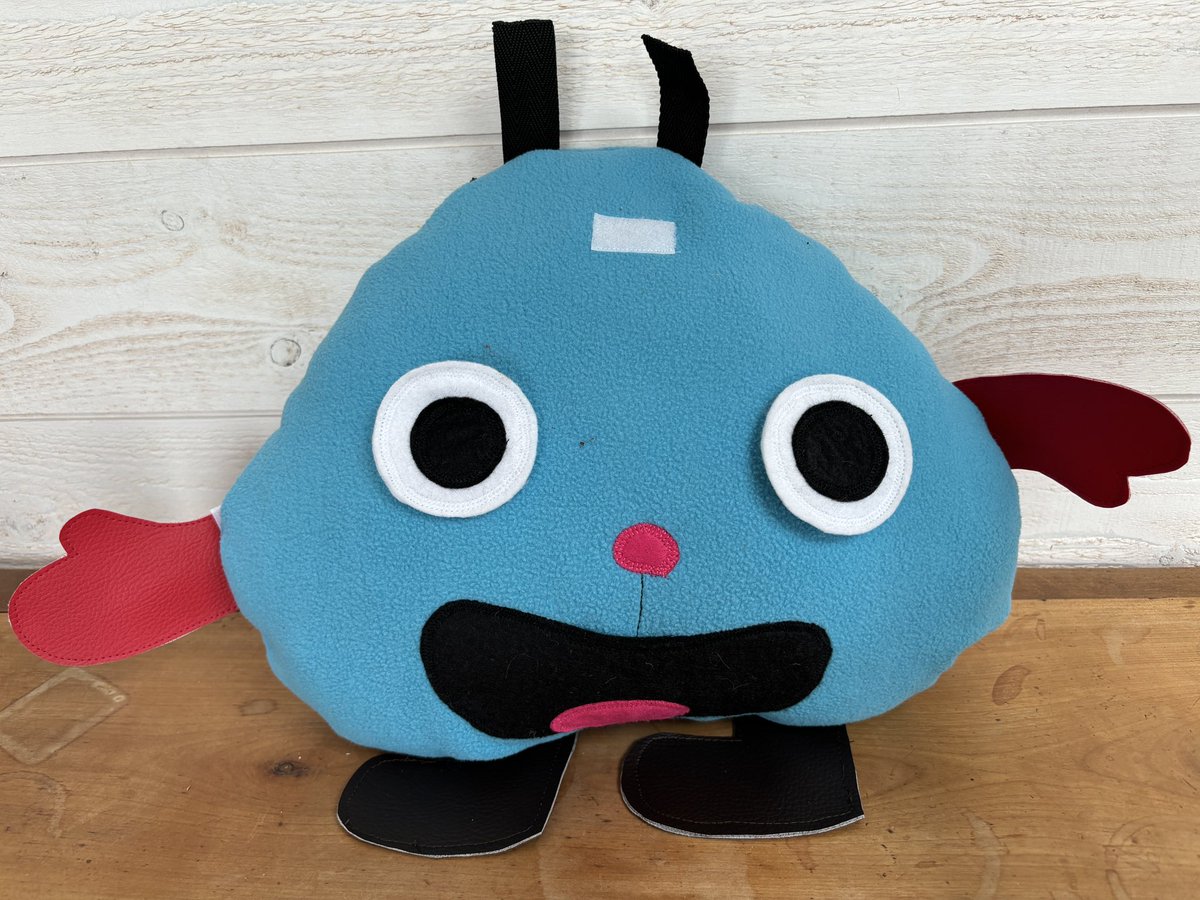 Reçu ce matin. Ma mascotte mini monstre à compter <a href="/MHMternelle1/">MHM@ternelle</a> cousue par une amie qui met en forme ce que j’ai en tête.Merci à elle pour ce super cadeau de rentrée 🥰