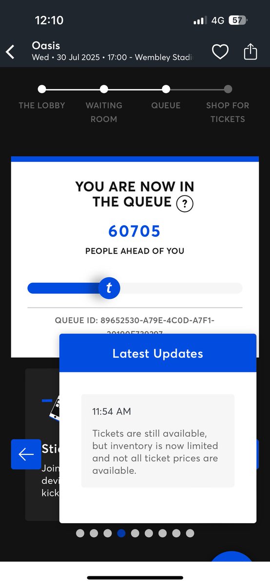 AshleighPCarter's tweet photo. @TicketmasterUK I’m a legit fan trying to get tickets. Just been kicked out the queue? This has been the worst buying process ever. https://t.co/YPdZ6nLDUR