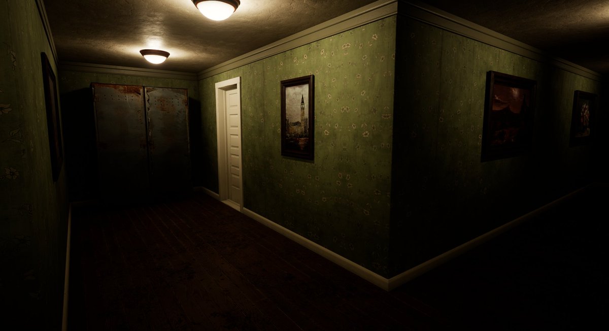 Kuraishisama's tweet image. This #ScreenshotSaturday I want to show you how the new rooms are going, which you can visit at my @IndieDevDay stand.

And be sure to check out the tweet below to stay up to date with #TheTransference
👇👇👇