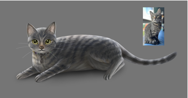 SunnyMotions's tweet photo. Commission for @vdawg28p
#PetVtuber #Commission #StreamAsset #BlackLabradorRetriever #CalicoCat #CatLayingDown https://t.co/rsvaNFPmmQ