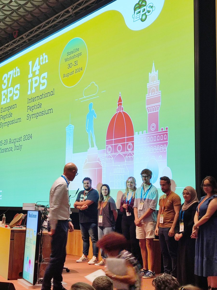 Paula Gomes_UPorto (@paulagomes_fcup) on Twitter photo Proud to see my co-workers Ana Gomes and Renato Pereira (respectively, 2nd and 5th from left to right) amongst the <a href="/EurPepSoc/">European Peptide Society</a> Young Testimonials who all did a great job at the 37th European and 14th International Peptide Symposium in Florence. Proud to see my co-workers Ana Gomes and Renato Pereira (respectively, 2nd and 5th from left to right) amongst the <a href="/EurPepSoc/">European Peptide Society</a> Young Testimonials who all did a great job at the 37th European and 14th International Peptide Symposium in Florence.
