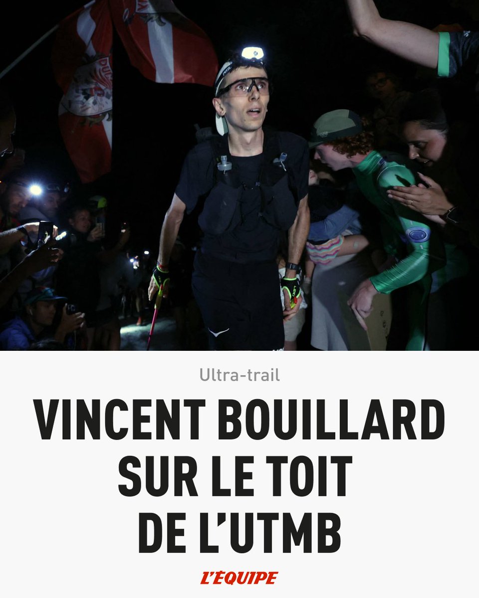 Le Français Vincent Rouillard crée la surprise et remporte l’Ultra Trail du Mont-Blanc ! ow.ly/CsPr50TbrTn

#UTMB2024